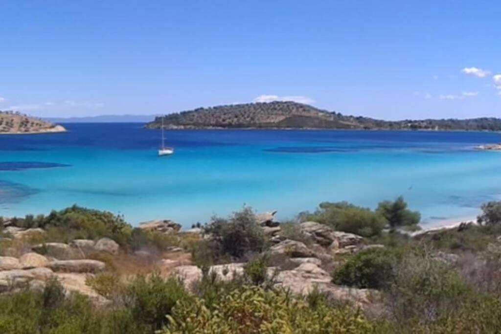 Havikee, Private Beach Villa! Ormos Panagias Exteriér fotografie